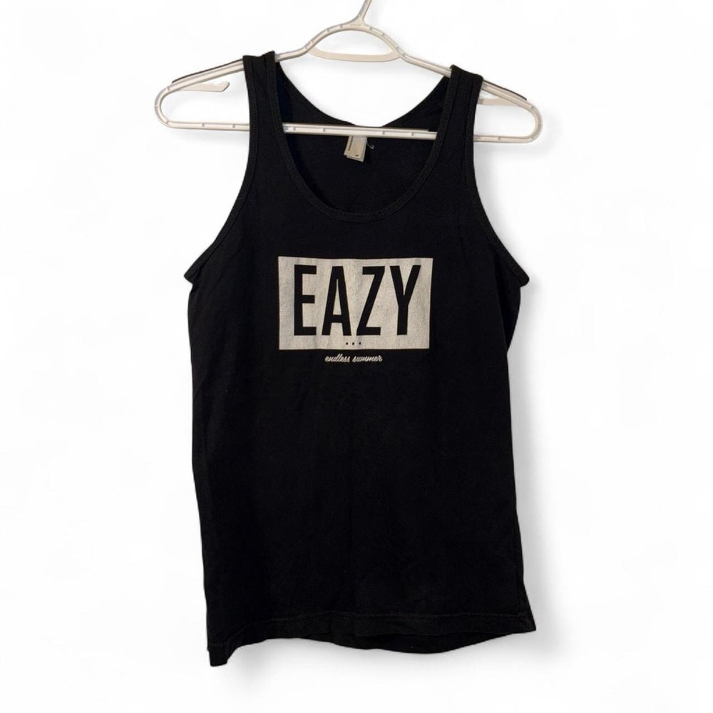 G eazy endless summer tour American Apparel Black Tank Top